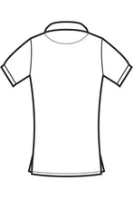 Carica l&#39;immagine nel visualizzatore di Gallery, Polo Donna stretch disegno rear
