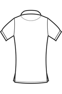 Polo Donna stretch disegno rear