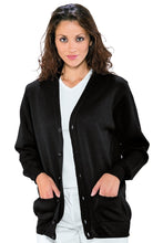 Carica l&#39;immagine nel visualizzatore di Gallery, Cardigan Isacco unisex Nero 130001
