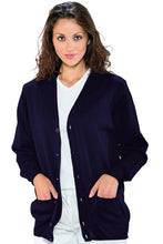 Carica l&#39;immagine nel visualizzatore di Gallery, Cardigan Isacco unisex Blu 130002
