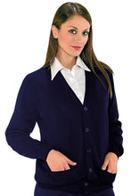 Carica l&#39;immagine nel visualizzatore di Gallery, Cardigan Isacco unisex Blu 130002
