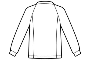 Pile unisex con zip disegno rear