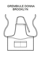 Carica l&#39;immagine nel visualizzatore di Gallery, Grembiule Donna Brooklyn disegno
