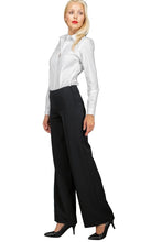 Carica l&#39;immagine nel visualizzatore di Gallery, Completo Pantalone Palazzo Super Stretch Nero
