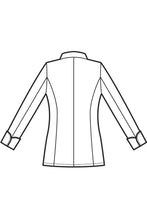 Carica l&#39;immagine nel visualizzatore di Gallery, Giacca lady disegno rear
