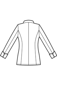 Giacca lady disegno rear