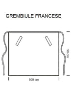 Carica l&#39;immagine nel visualizzatore di Gallery, Grembiule Francese Largo disegno
