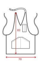 Carica l&#39;immagine nel visualizzatore di Gallery, Grembiule Bistro disegno

