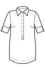 Carica l&#39;immagine nel visualizzatore di Gallery, Blusa Java bianca Superdry light disegno
