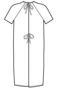 Camice paziente disegno rear