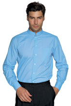 Carica l&#39;immagine nel visualizzatore di Gallery, Camicia Dublino Unisex coreana Azzurra
