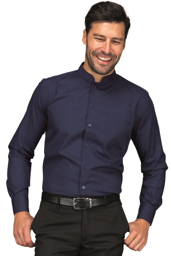 Camicia Dublino Unisex coreana Blu