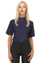 Carica l&#39;immagine nel visualizzatore di Gallery, Camicia Dublino Unisex coreana Blu
