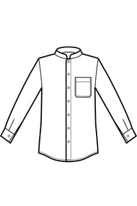 Camicia Dublino Unisex disegno front