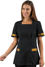 Carica l&#39;immagine nel visualizzatore di Gallery, Casacca Aberdeen Boheme Nera e Lurex Gold
