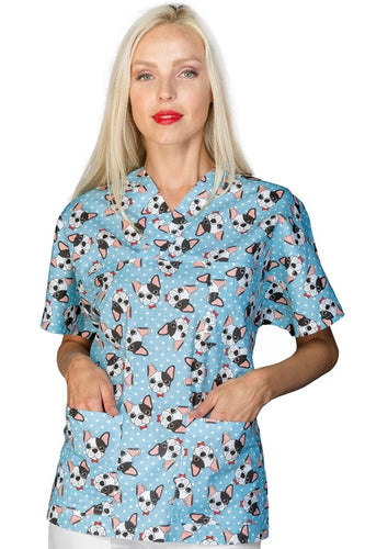 Casacca collo a v Blue Dog