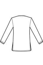 Carica l&#39;immagine nel visualizzatore di Gallery, Casacca collo a v manica lunga isacco disegno rear
