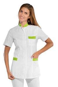 Casacca Donna coreana Costa rica bianca e verde