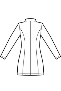 Casacca Donna coreana Costa rica  disegno rear