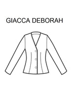 Carica l&#39;immagine nel visualizzatore di Gallery, Giacca Deborah Disegno front

