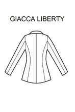 Carica l&#39;immagine nel visualizzatore di Gallery, Disegno Giacca Liberty rear
