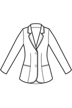 Carica l&#39;immagine nel visualizzatore di Gallery, Giacca liberty disegno front
