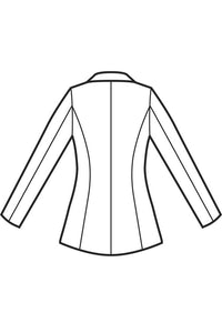 Giacca liberty disegno rear