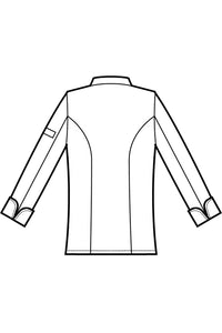 Giacca cuoco osaka disegno rear