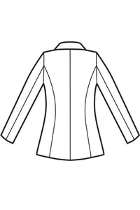 Giacca Donna Portland disegno rear