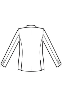 Giacca Uomo Riad Blu disegno rear
