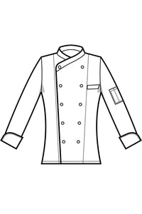 Giacca cuoco California slim superdry disegno front
