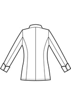 Carica l&#39;immagine nel visualizzatore di Gallery, Giacca Lady disegno rear
