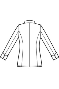 Giacca Lady disegno rear