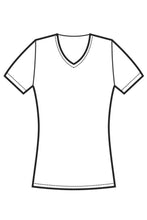 Carica l&#39;immagine nel visualizzatore di Gallery, Maglietta stretch isacco disegno front
