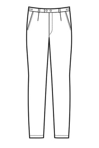 Pantalone lavoro disegno front