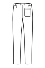 Carica l&#39;immagine nel visualizzatore di Gallery, Pantalone uomo yale slim disegno rear
