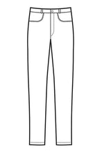 Carica l&#39;immagine nel visualizzatore di Gallery, Pantalone uomo yale slim disegno front
