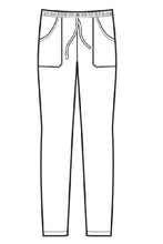 Carica l&#39;immagine nel visualizzatore di Gallery, Pantalone con elastico disegno front
